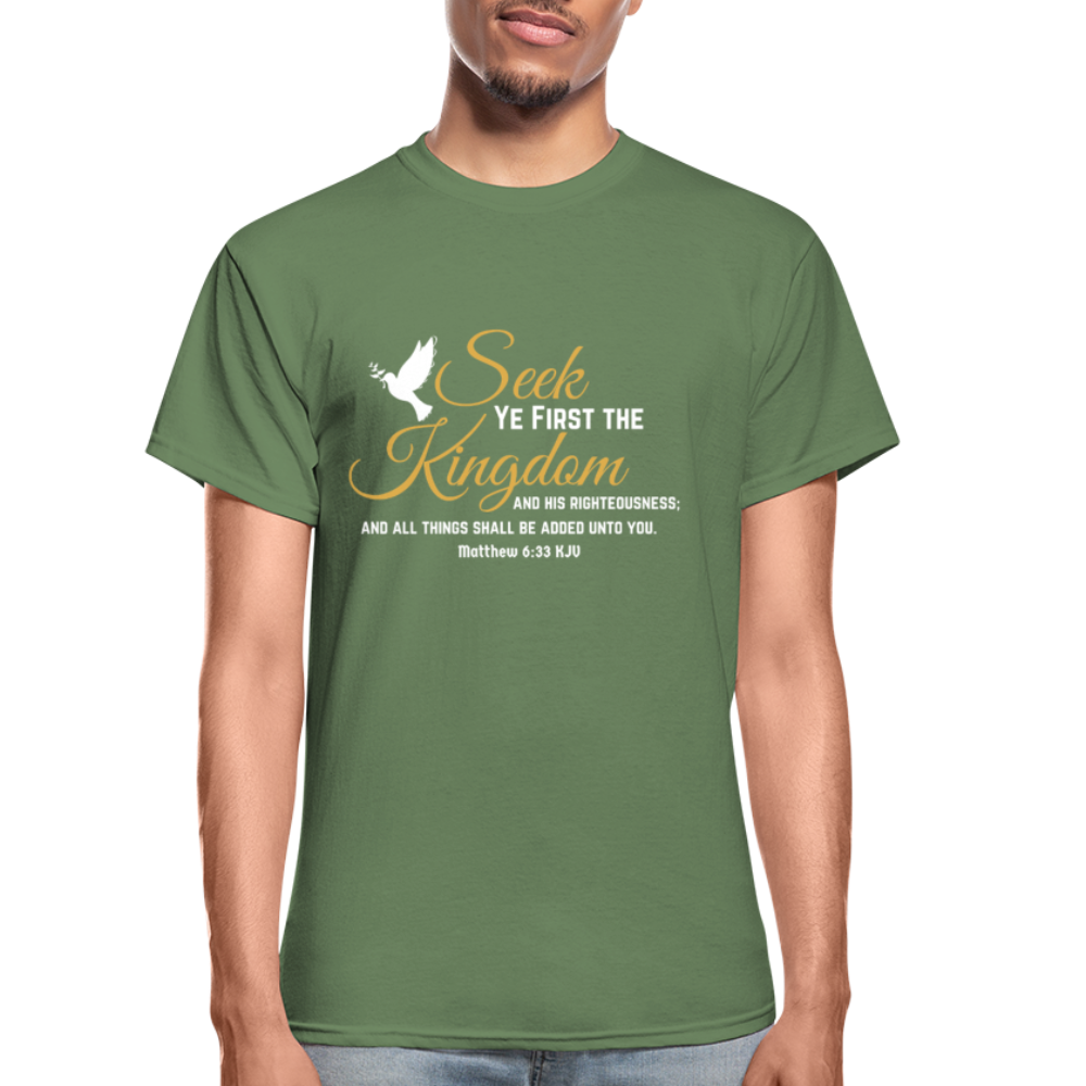 Gildan Ultra Cotton Adult T-Shirt - military green