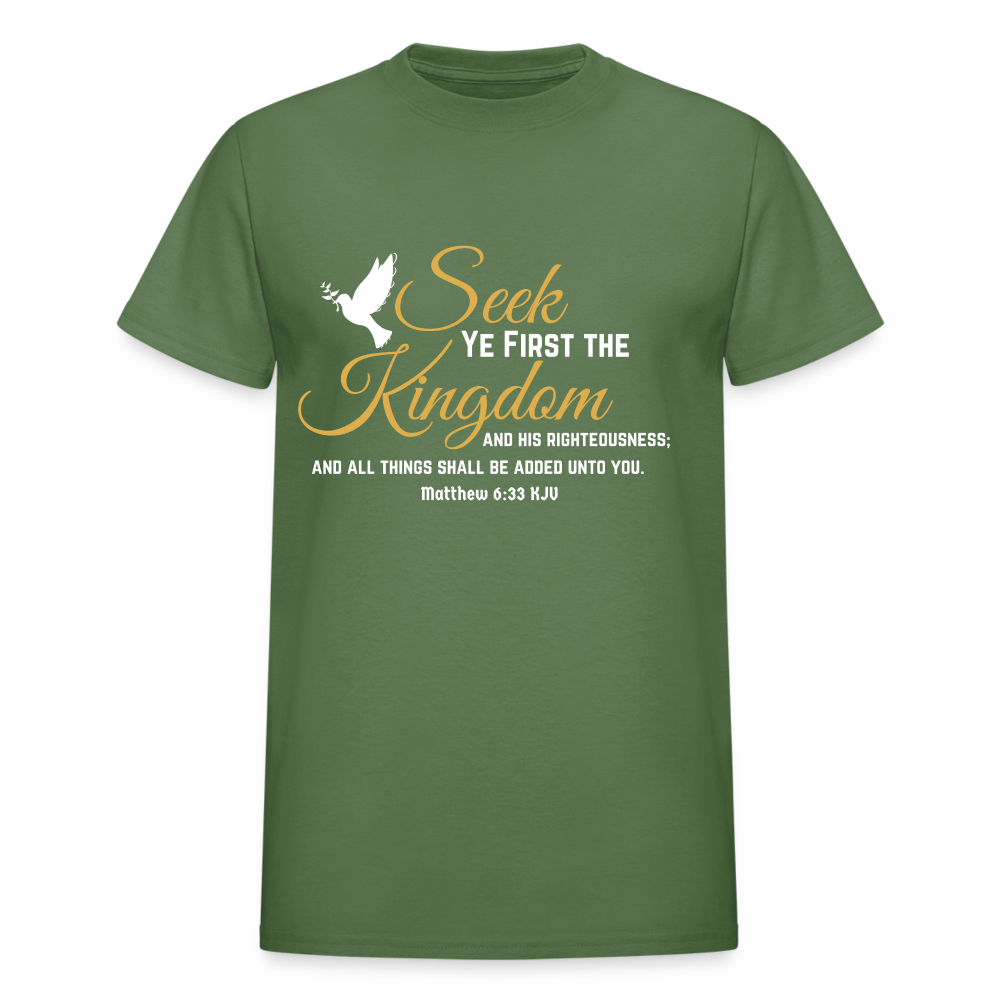 Gildan Ultra Cotton Adult T-Shirt - military green