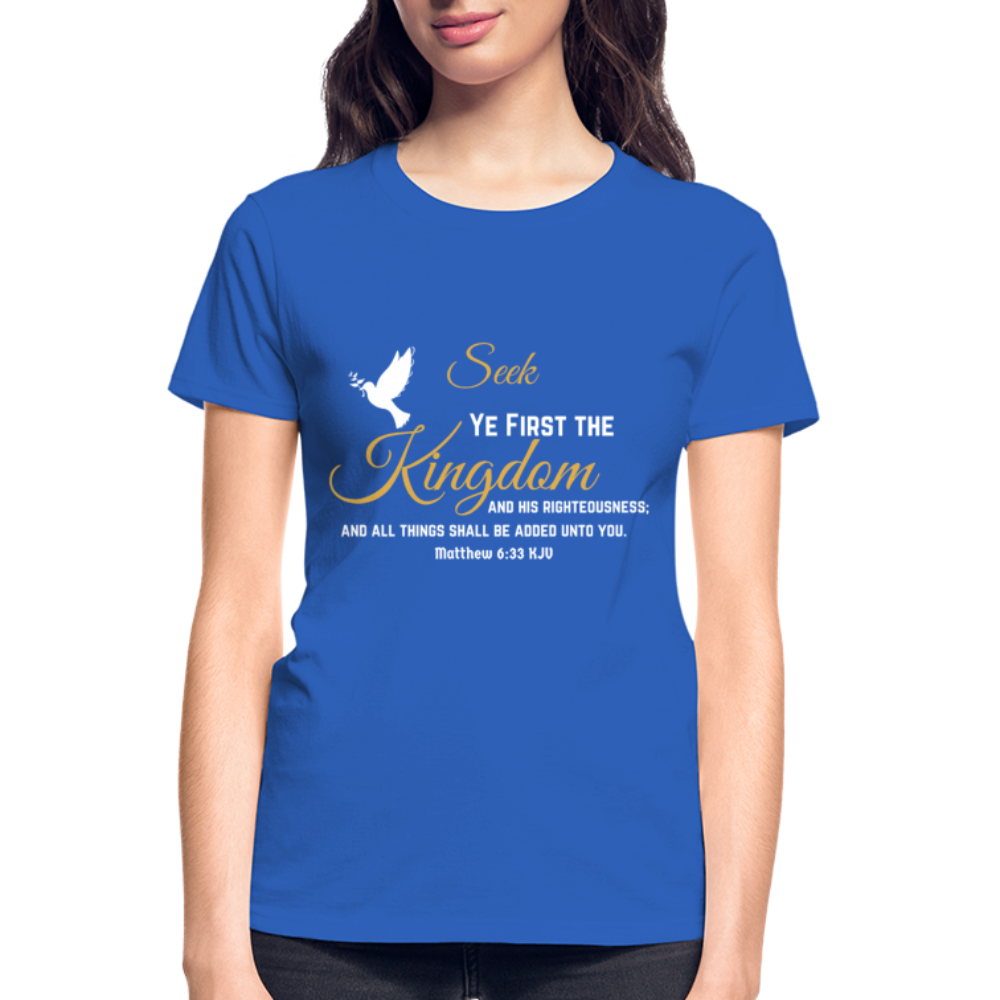 Ultra Cotton Ladies T-Shirt | Gildan G200L - royal blue