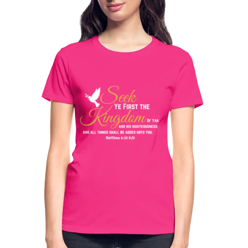 Ultra Cotton Ladies T-Shirt | Gildan G200L - fuchsia